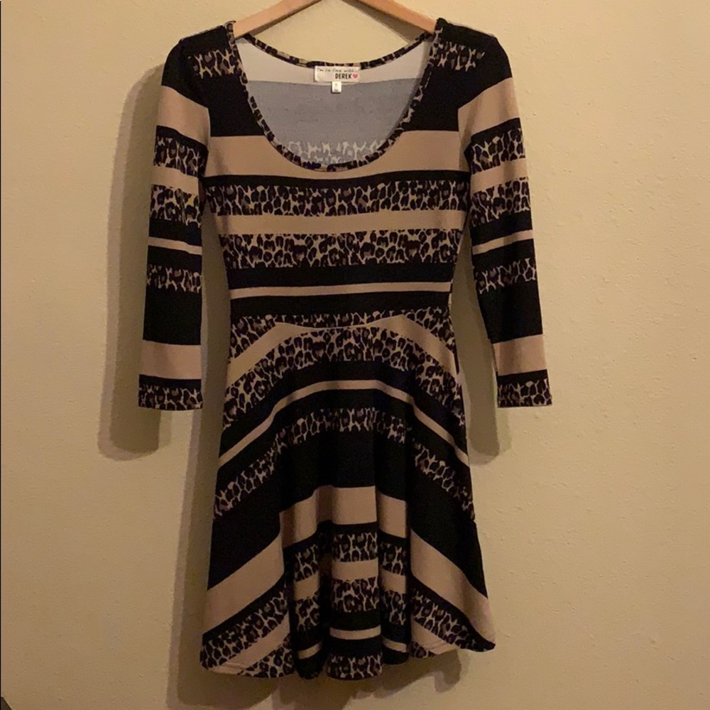 Cheetah print dress